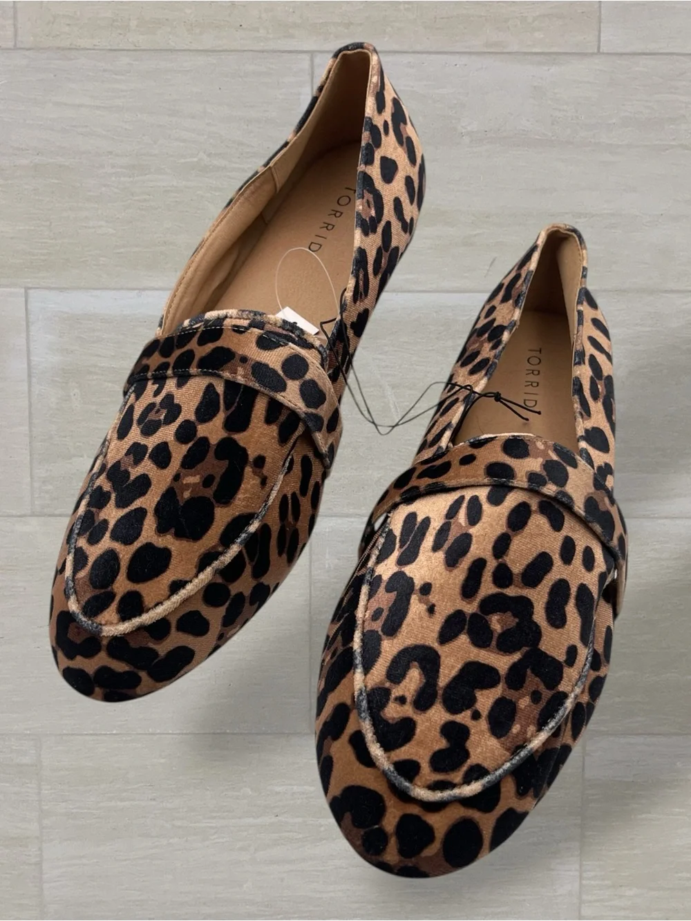 NWT Torrid Leopard Print Loafers Flats Wide Width 11.5W